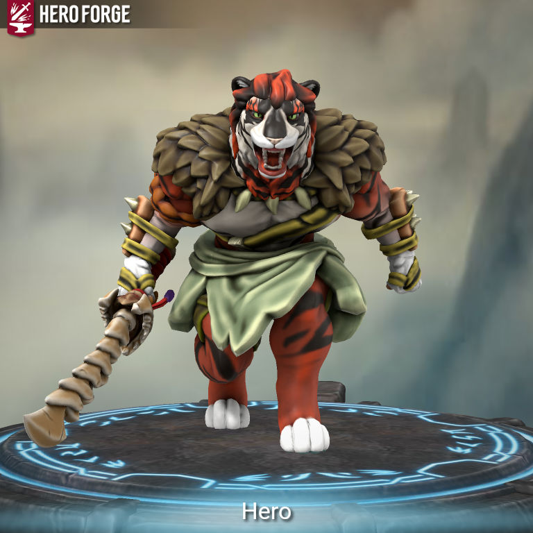 Tigerman Wizard Tigerman barbarian by cholofan on DeviantArt