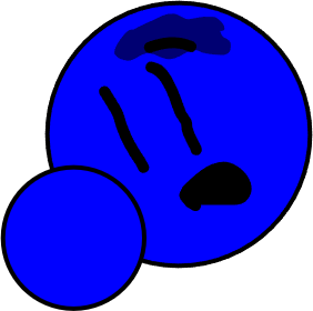 Blueberry Inflation (litterally) by EvilRadDeviantart on DeviantArt