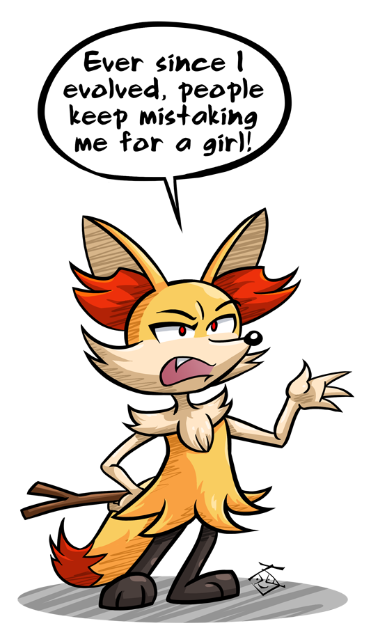 Male Braixen Problems