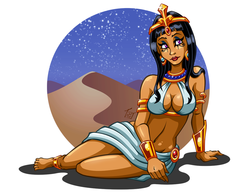 Up egyptian pin The History