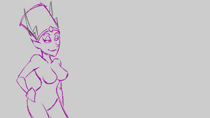 WIP Animation - Blowkiss 2