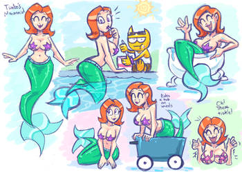 OC Doodles: Timbo's Mermaid