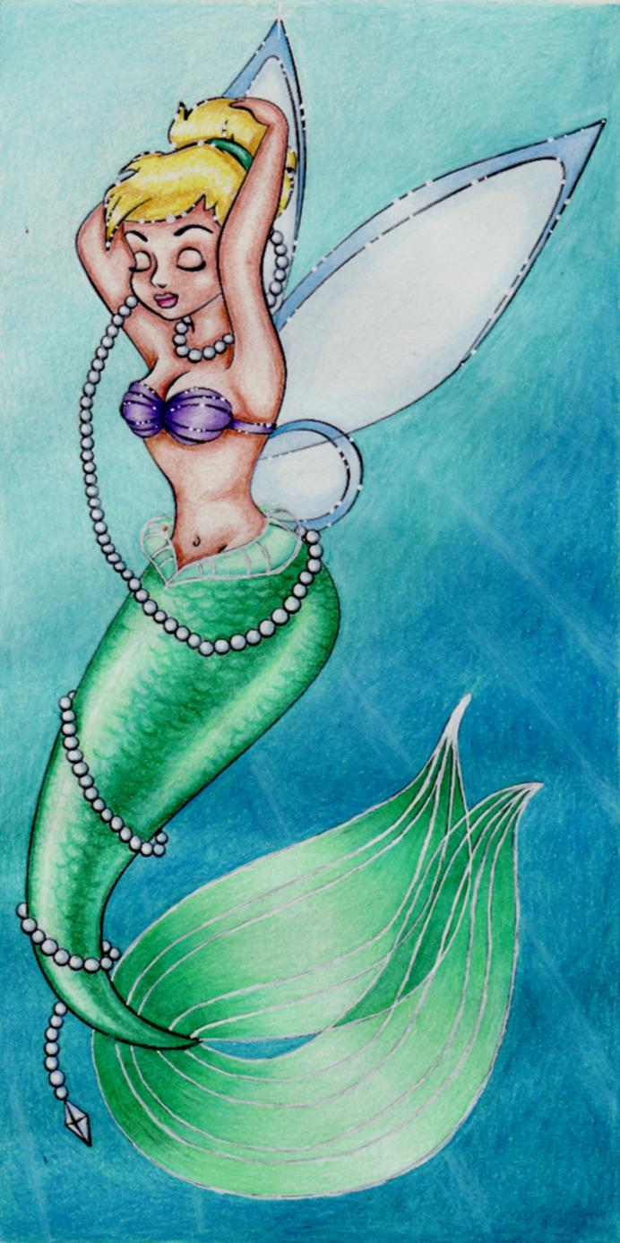 Tinkerbell as Ariel