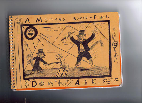 Monkey Sword Fight. by Saskei on DeviantArt