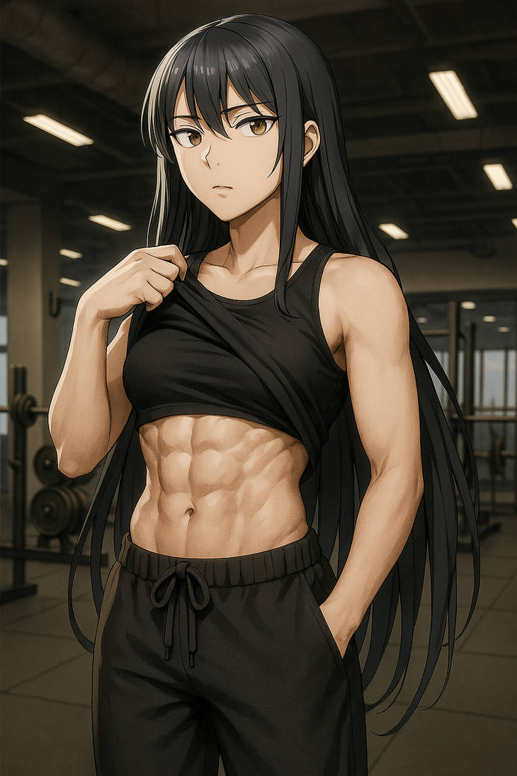 Random Fit Anime Girl Posing 23 by phillipesaxm on DeviantArt