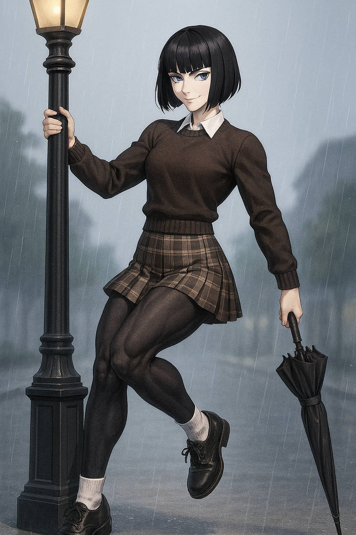 Random Fit Anime Girl Posing 52 by phillipesaxm on DeviantArt