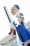 Destroy enemy,Noel cosplay, BlazBlue by Giuzzys