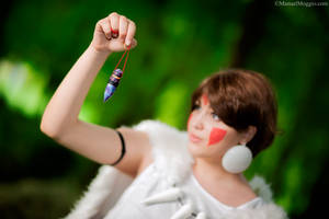 It's beautiful. Mononoke Hime cosplay.