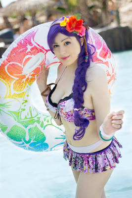 Summer time. Love live, nozomi cosplay