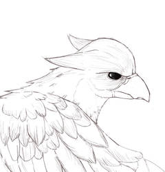 Hippogriff lineart