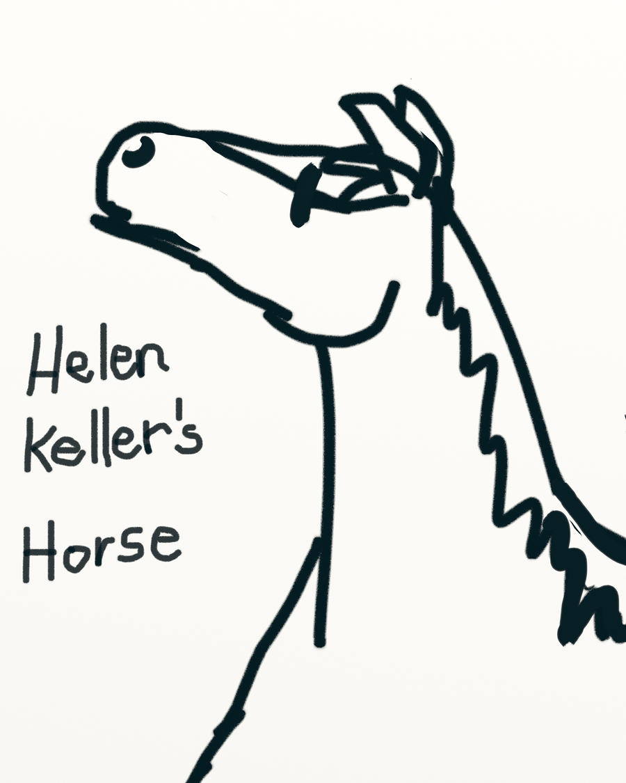 Helen Keller's Horse