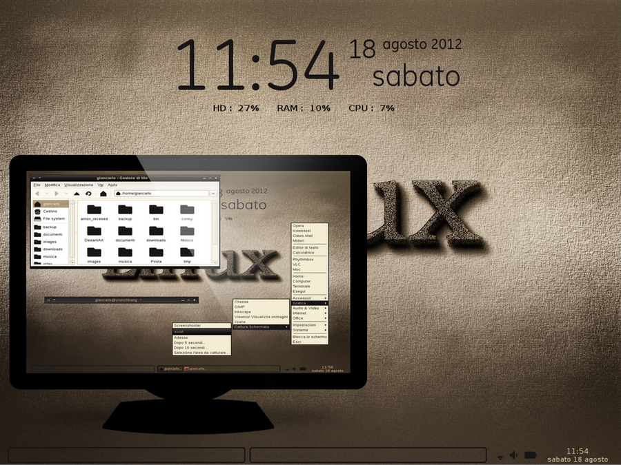 Linux Lain Theme Linux_Theme by giancarlo64 on DeviantArt