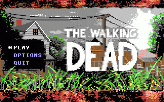 Walking Dead C64: Title Screen