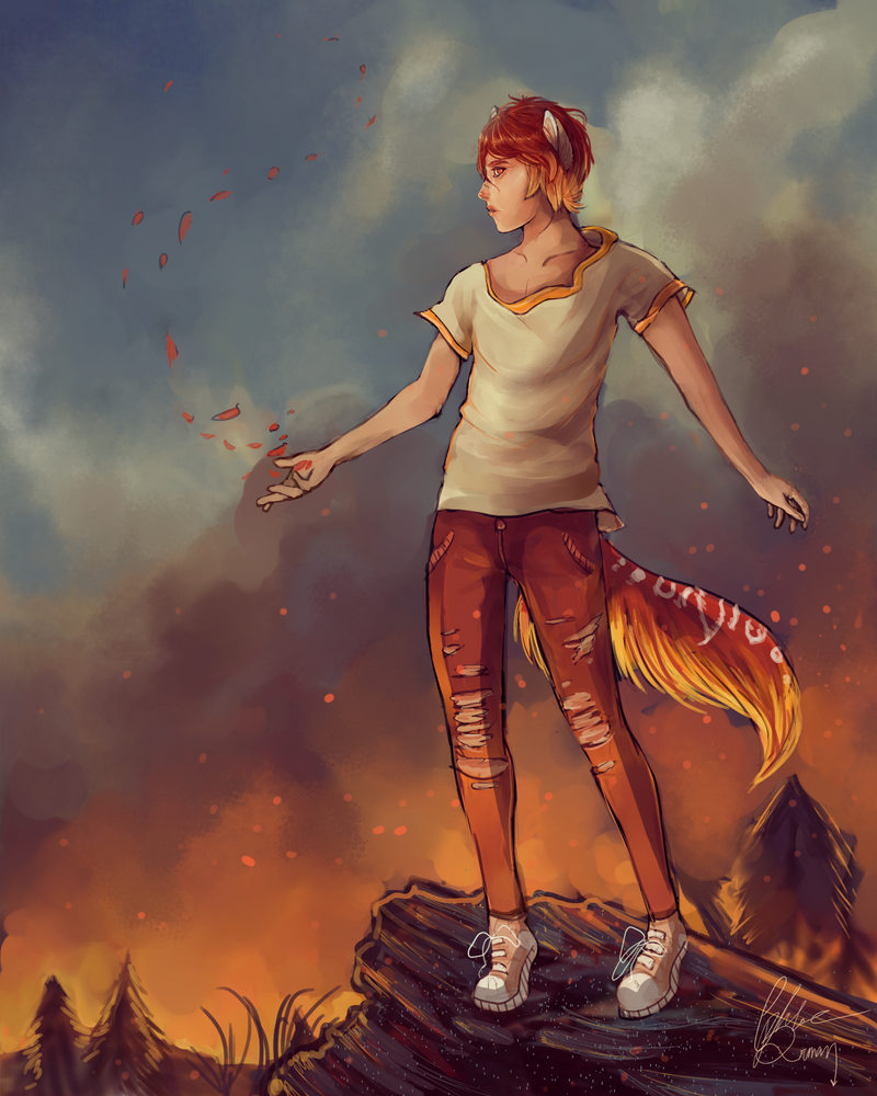 Forest Fire by EncryptedMessage on DeviantArt