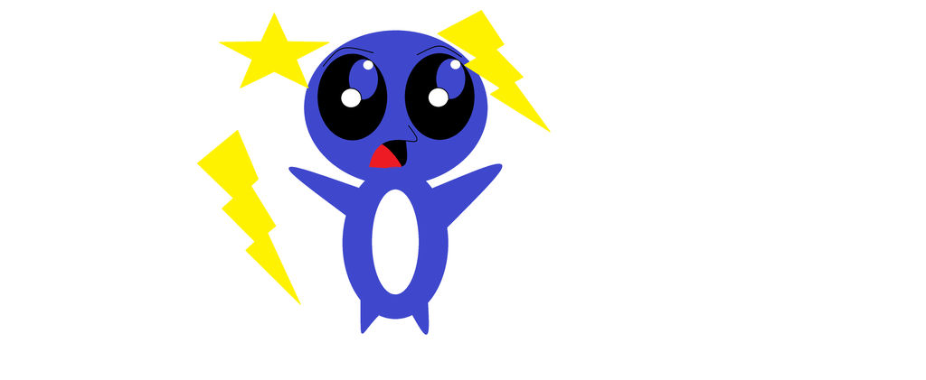 Blue Computer Thingy cute blue thingy by do12455555 on DeviantArt