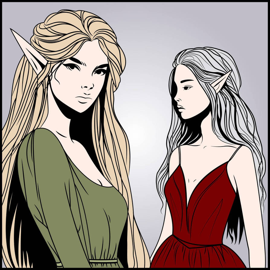 Two Elf Best Two elves. by JhessyArt on DeviantArt