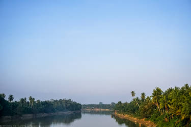 Clear Sky on the River