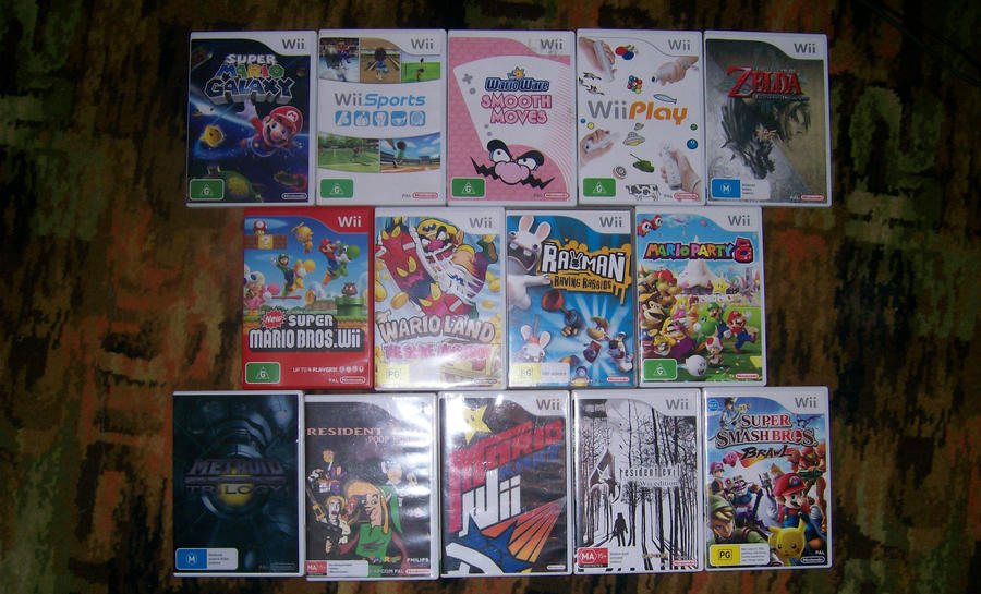 Wii Collection My Wii Collection by 64marjo64 on DeviantArt