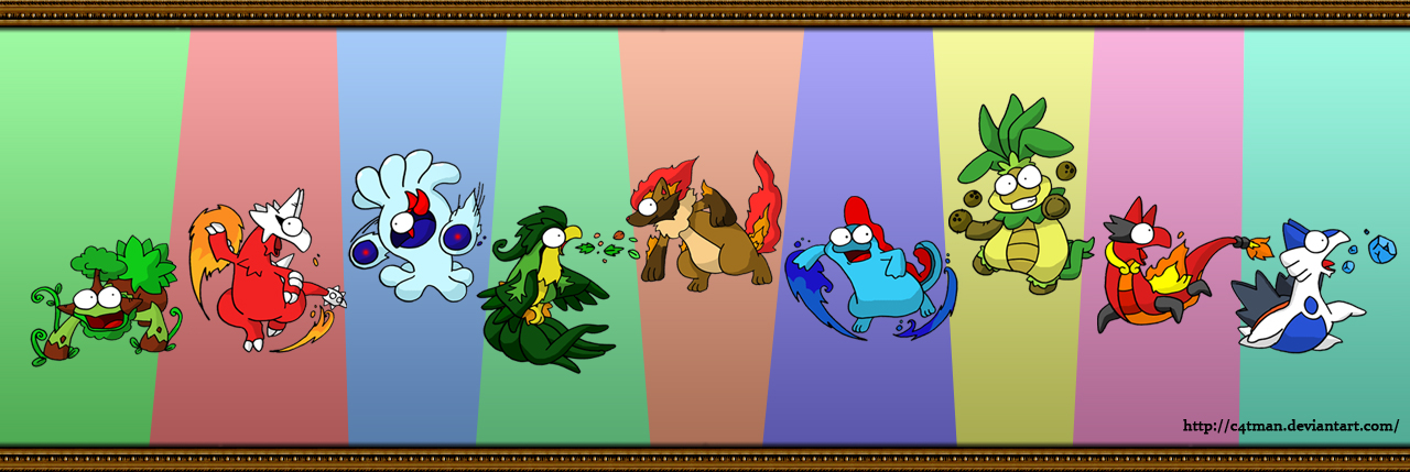 9 STARTERS battle MODE