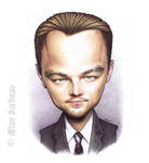 Caricature Leonardo DiCaprio