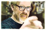 Adam Savage -Ballpoint pen Art by ArtisAllan