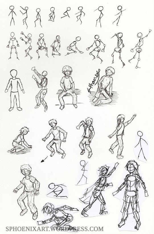 Drawing Poses Practice by S-Phoenix on DeviantArt