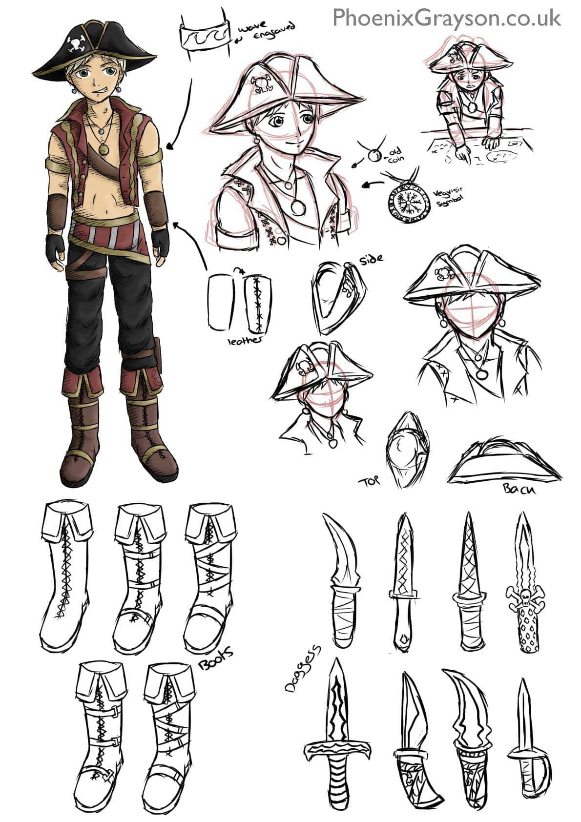 Pirate Character Sheet 1 By S Phoenix On Deviantart