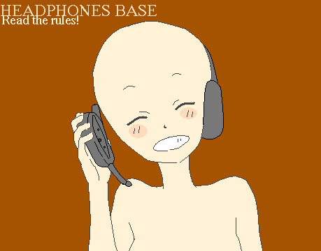 Phone Base Deviantart Headphones BASE by SAKU02 on DeviantArt