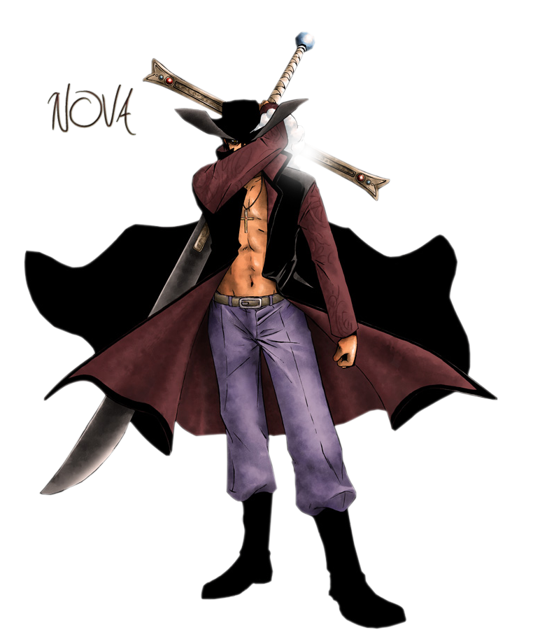 mihawk render by SpNova on DeviantArt