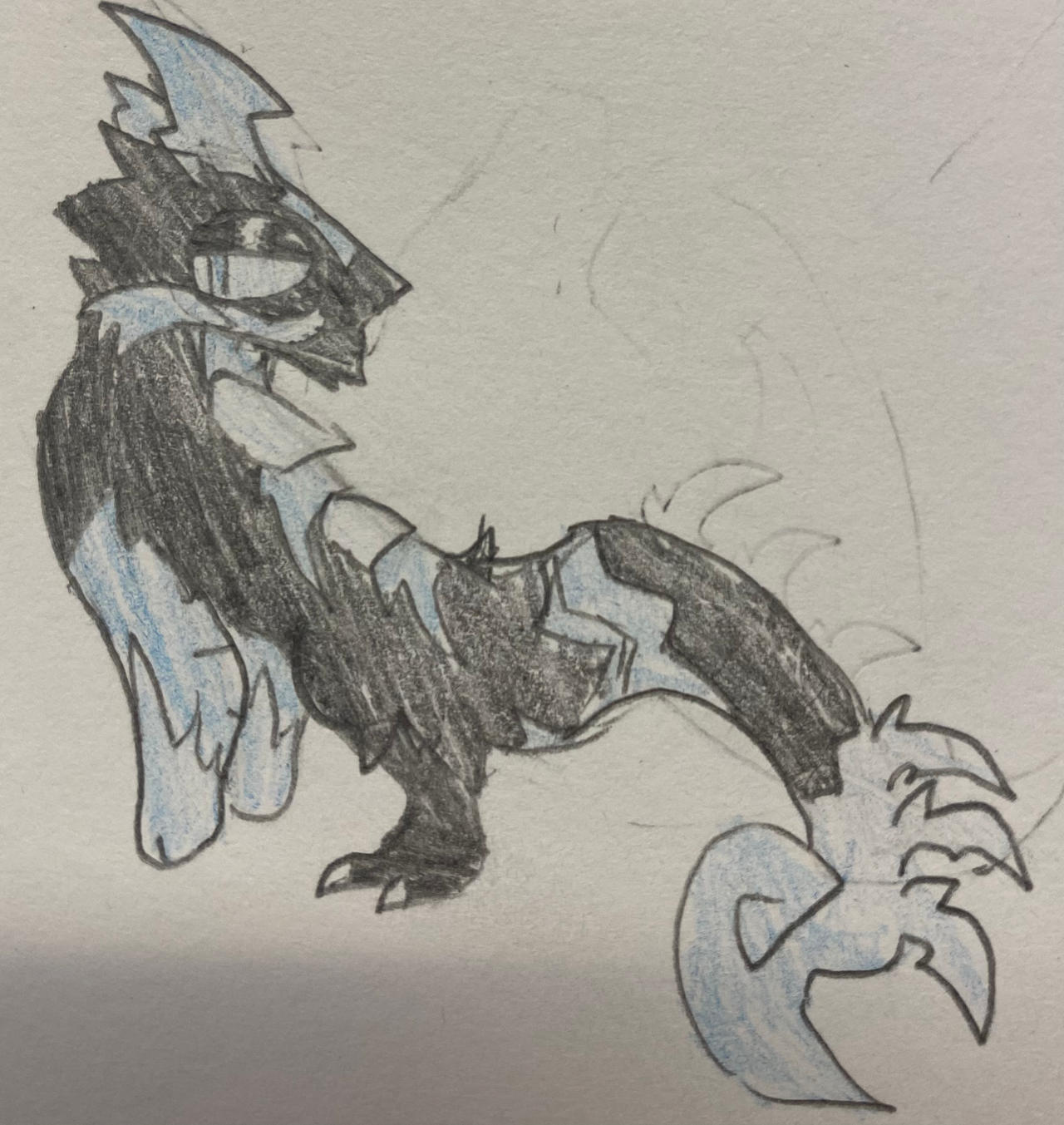 Goofy blue jolleraptor by urbanfangs on DeviantArt