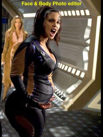 Andromeda aka rommie photo morph 1 by Cutecurvymichelle on DeviantArt