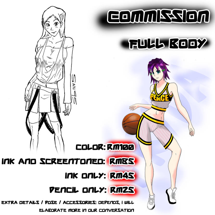 Price list - Full body by SNN95 Price list - Full body by SNN95