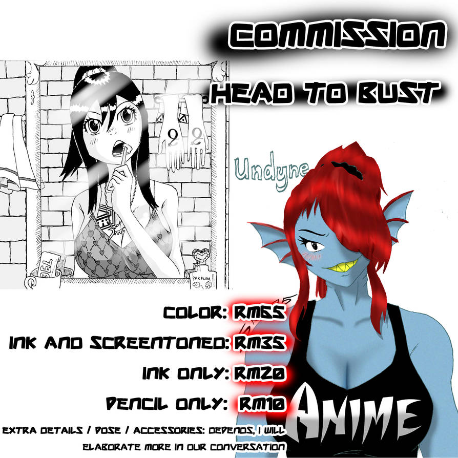 Price list - Head to bust by SNN95 Price list - Head to bust by SNN95