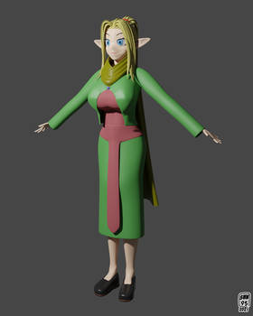 Shaerra in 3D render