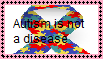 Stamp - Autism is not a disease