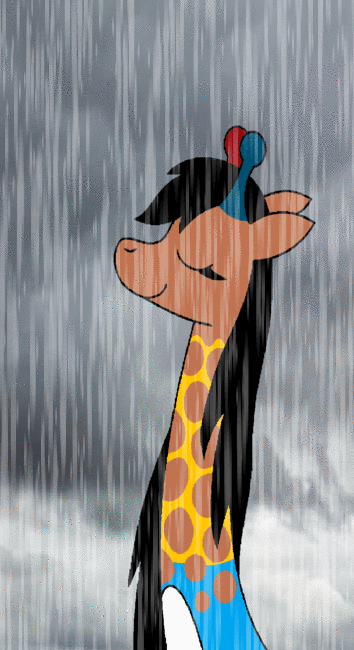 First Rain Gif Marena enjoying the Rain (Animated gif) by xXYazzyChanArtsXx on DeviantArt