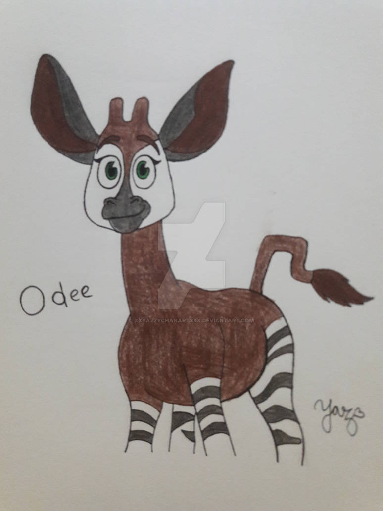 Odee the Okapi by xXYazzyChanArtsXx on DeviantArt