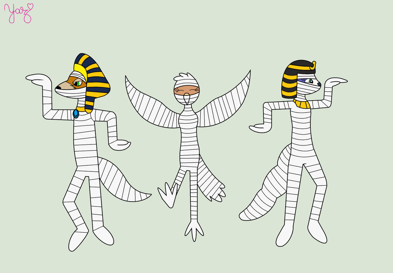 Commission - Mummy Trio