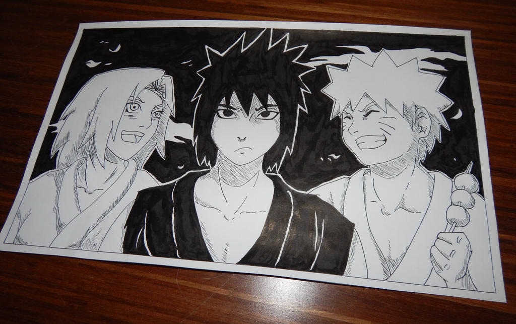 Sakura, Sasuke and Naruto
