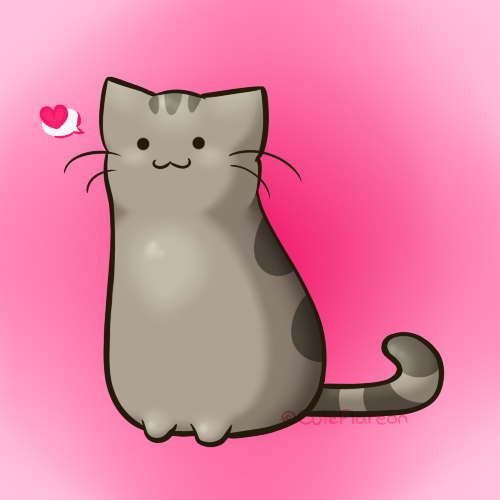 Pusheen loves you