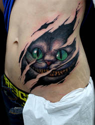 alice's cat tattoo