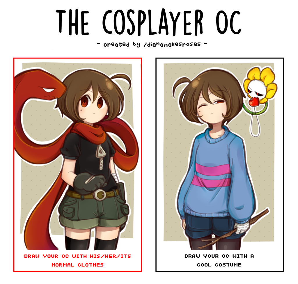 Crossover - Frisk cosplay