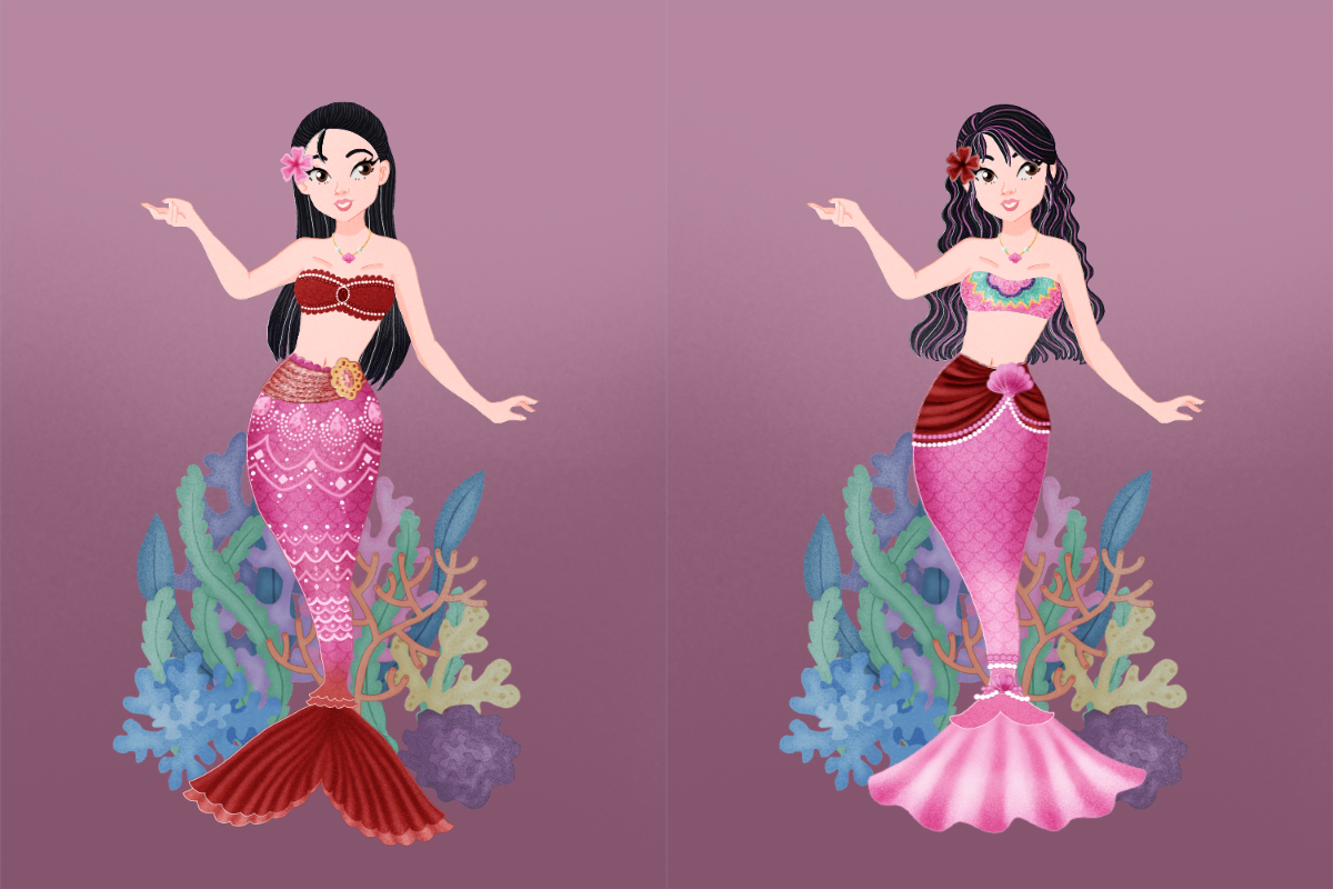 Barbie mermaid dress up sales