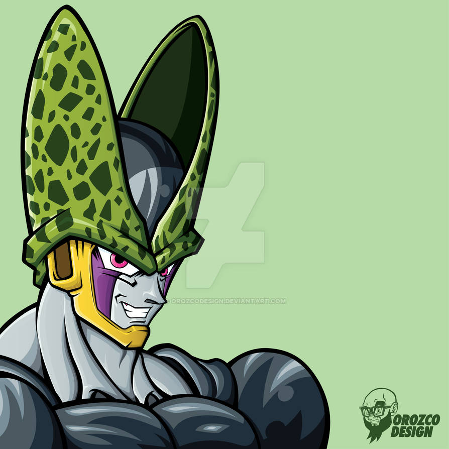 Dragon Ball Z Perfect Cell Vector Illustration by orozcodesign on ...