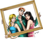 Archie, Betty, Ronnie Framed