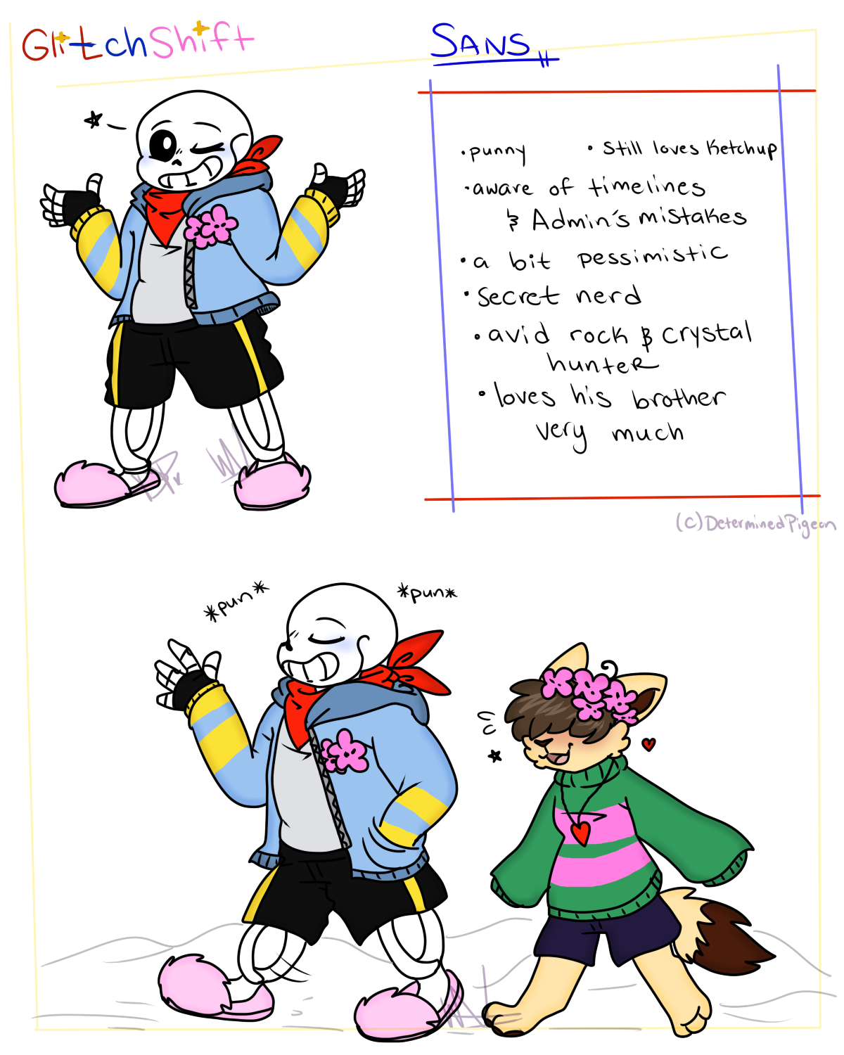 Glitching Wiki!Sans by DzireL on DeviantArt