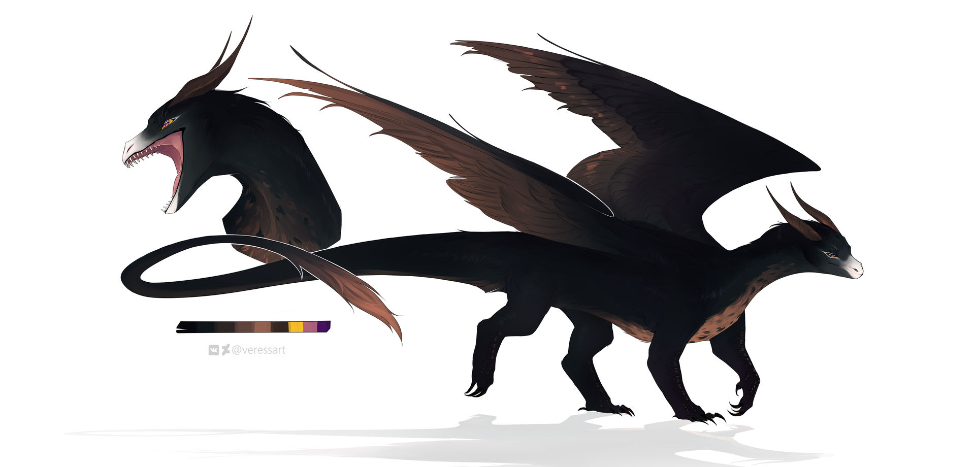 Custom Dragon Drawing Custom Dragon Design by VERESSART on DeviantArt