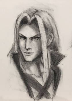 Charcoal Practice (Sephiroth FF7)