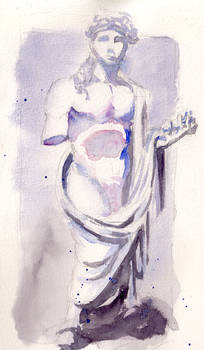 Watercolor Practice, Sculpture