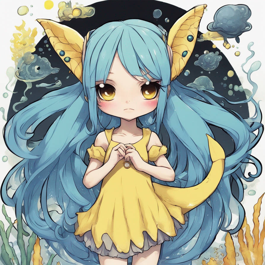 Dandy's World Oc Humanized!Seasha The Sea Creature by Akaza-UMAI on ...